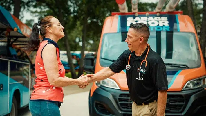 Happy customer w tech